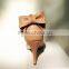 2016 New Wedges Woman Sandals Shoe Heels, Catwalk Women High Heel Leather Shoes Latest Design Lady Fancy Sandal