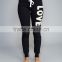 high quality design fashion printing custom jogger pants women