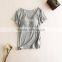 Modal Bra - T summer short sleeve T-shirt wiith Cup SportsWear Gym vest