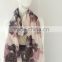 2016 new long printed polyester scarf