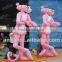 2015 Newest realistic mascot costume pink panther costume for adult