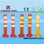 Flexible delineator post traffic column / traffic pole guide post