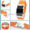 2015 Good design soft sports digital waterproof silicone watch