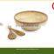 Soiled bamboo bowl, bamboo salad bowl