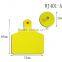 WJ401-A Orange livestock ear tag for Cow