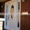 metal door with cut out glass window