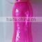 600ml Promotional Customized BPA Free Plastic Sports Water Bottle /Plastic drinking water bottle pink color