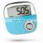 new gift and new product style transparent plastic white color pedometer siple pedometer for