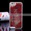 hot Mobile phone moving glitter flash light case for iphone 5,wholesale tempered glass screen protect