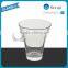 coffee cup hot wholesale clear coffee glassware cup coffee cup with nestest style shot handle