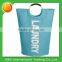 Waterproof Foldable Laundry Hamper with Double Round Rings