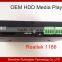 RDB Linux 1186 network HD advertising media player box support usb wifi dongle push button and motion sensor DS009-27