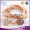 Ally express wholesale new gold bracelet designs zinc alloy rhinestone owl jewelry