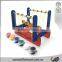 Kids Physics Lesson Use Newton's Cradle Wood Intelligence Toys