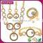 2016 Brand New Circles Jewelry Sets Dubai Custom Jewelry Set