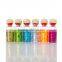 Rainbow color PET Glitter Powder for Nails