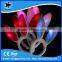 HOT sale glow in the dark bunny ears, blinking led bunny ears