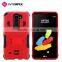 For LG K520 hard PC heavy duty armor mobile cover shockproof rubber phone case