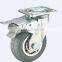 rubber wheel stopper caster