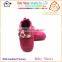 Hot selling lowest price hot pink girl baby boot 2014