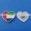 Good Quality Soft Enamel Silver Uae National Day Lapel Pin/Emblem