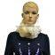 Fall/Winter New Rechargeable battery heated Fake Fur Scarf