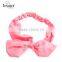 Trendy Girls' Fashion Hair Accessories Check Print Wrap Knot Bow Elastic Headband Head Wrap