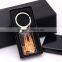 Hot sale heart shape design metal keyring keychain for crystal keychain