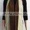 Gradient Color Cashmere and Silk Blended Scarf