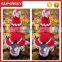 A-831 Crochet Wine Bottle Topper Knitted Decorative Wine Bottle Topper Hat and Scarf Wine Bottle Topper Set