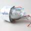 circular shroud for auto healight projector lens with dual angle eyes for Minih1 bulb