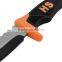 Ultimate Hunting Knife with half black coated blade