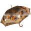 23 inch automatic craft horse wooden shaft umbrella