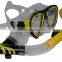 Factory high quality scuba water sports equipment full face silicone snorkel mask diving equipment mask and snorkel set