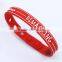 cool custom silicone rubber ball bracelet