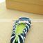 soft touch stripped slip on dancing shoe