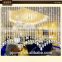 crystal glass beads curtain for hotel decoration