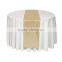 Banquet chair covers /Satin sash/Satin table runner gold