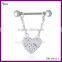 Wholesale 3 Colors Body Piercing Adjustable Nipple Ring