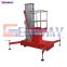 Wholesale high-strength aluminum alloy material single person hydraulic lifts