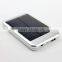 New product 6000mah solar power bank charger body panel 0.7 w solar power