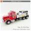 Mini plastic friction toy tow truck for kids