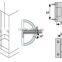 Factory price zinc alloy ,sus201/304/316 polish/satin door clamp 6-12mm toughened shower glass door hinge