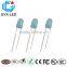 Blue color 3mm 346 oval type through hole led