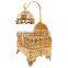 Antique Religious Om Design Sinhasan Decore Temple Hindu Deity Pooja Sinhasan Stand Chair - Idol Gift Item Home Decorate