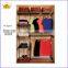 Cheap 4 layers movable oxford fabric storage cabinet with door