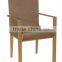 Hot-sale eco-friendly black patterned church chair