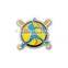 custom metal pins round badges