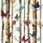 2016 beautiful butterfly design walllpaper for house decor usage