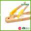 bamboo silicone food tong